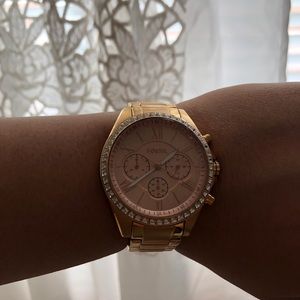 ROSE GOLD FOSSIL WATCH